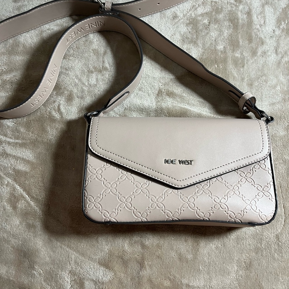 Nine West Beige Crossbody Bag